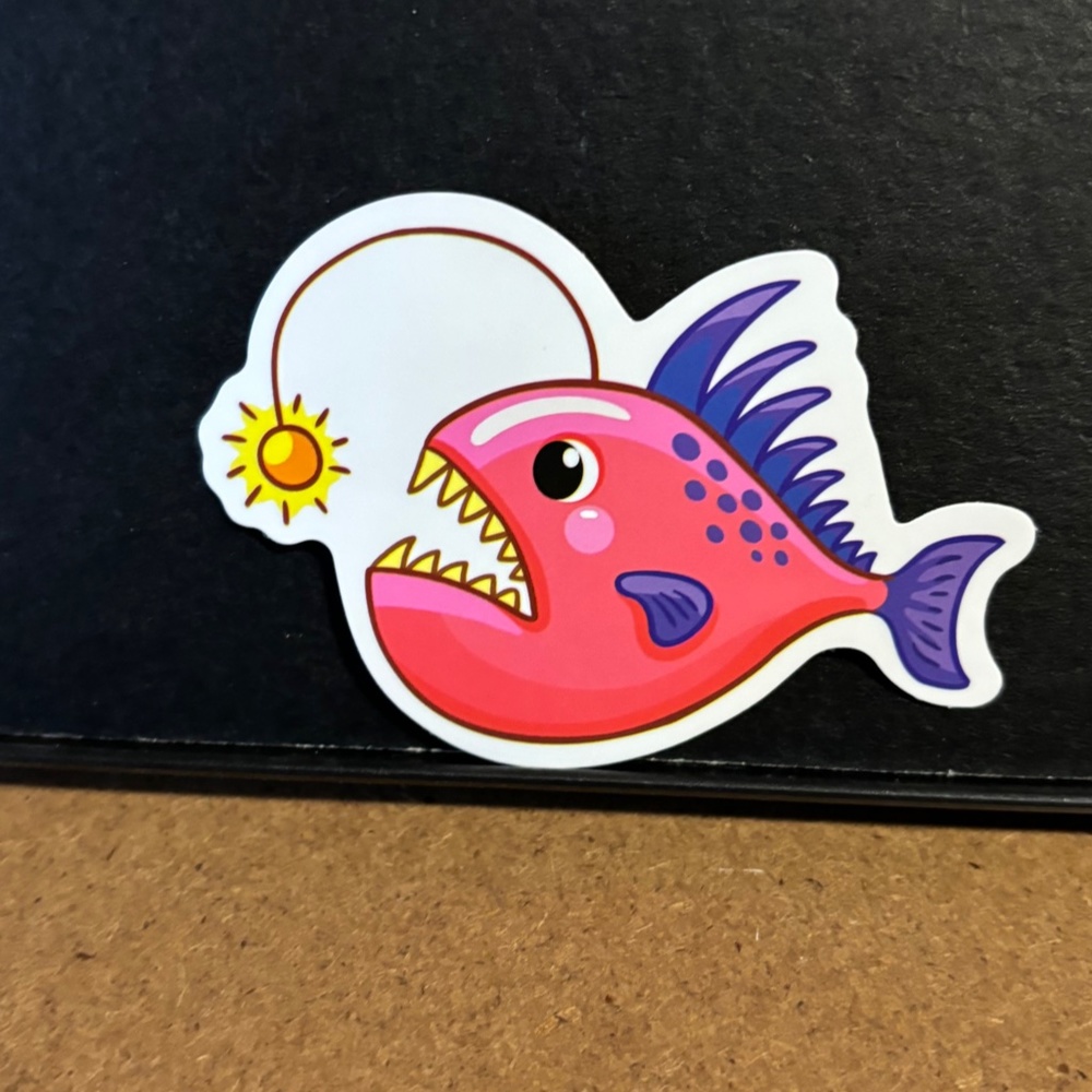 COPY - DEEP OCEAN FISH STICKER